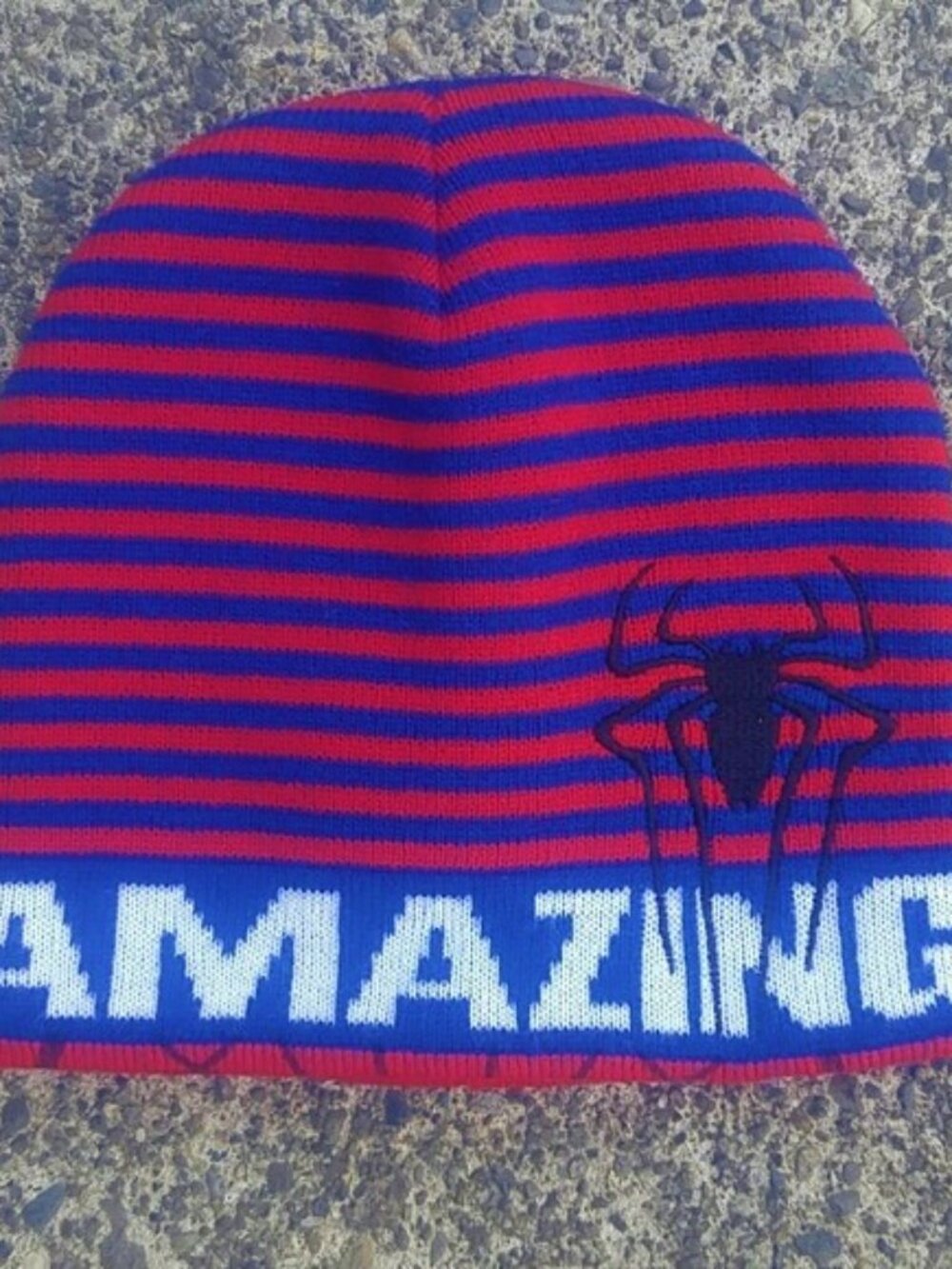 Marvel's Reversible Stretchy Amazing Spider Man Knit Hat